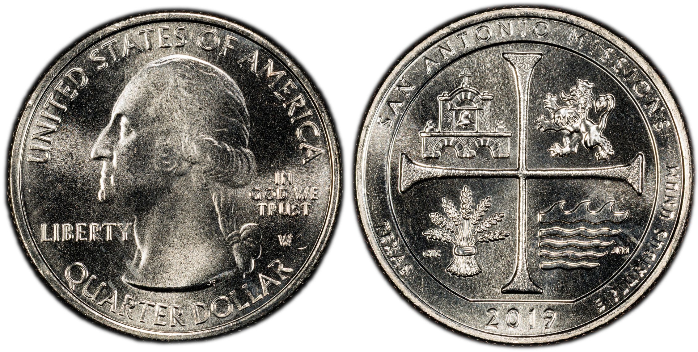 High-grade America the Beautiful quarters demonstrating what quarters are worth money